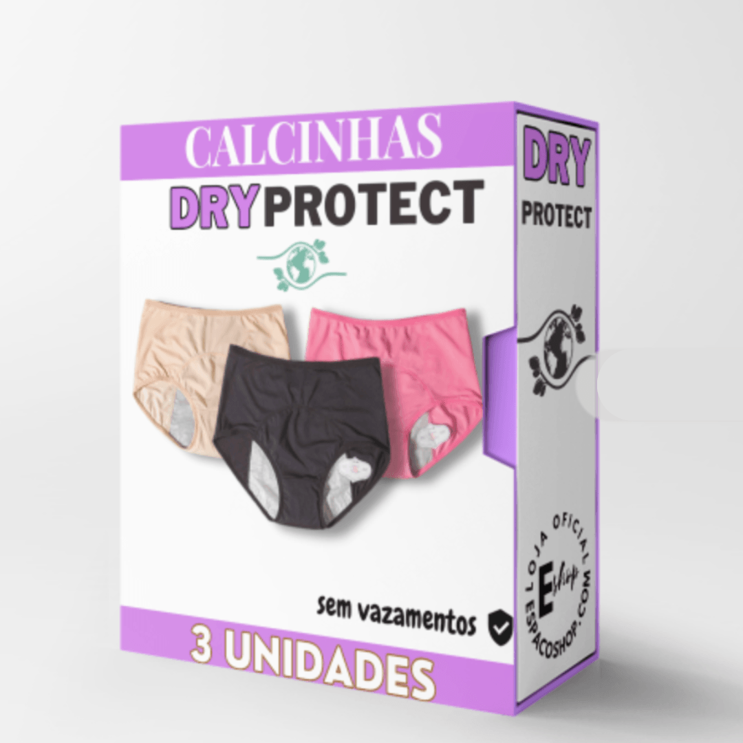 Calcinha Absorvente - DryProtect (PAGUE 1 LEVE 3)